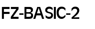 FZ BASIC 2 Normal.ttf
