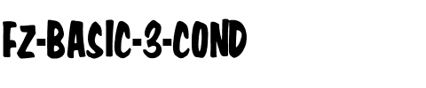 FZ BASIC 3 COND Normal.ttf