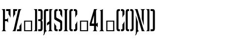 FZ BASIC 41 COND Normal.ttf