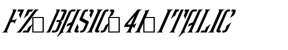 FZ BASIC 41 ITALIC Normal.ttf