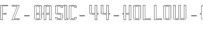 FZ BASIC 44 HOLLOW EX Bold.ttf