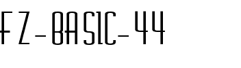 FZ BASIC 44 Bold.ttf
