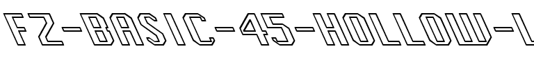 FZ BASIC 45 HOLLOW LEFTY Normal.ttf