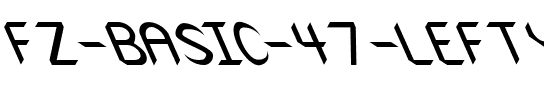 FZ BASIC 47 LEFTY Normal.ttf