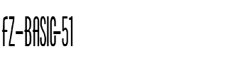 FZ BASIC 51 Normal.ttf