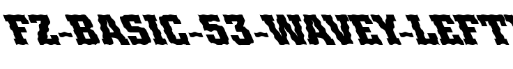 FZ BASIC 53 WAVEY LEFTY Normal.ttf