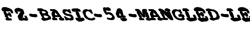 FZ BASIC 54 MANGLED LEFTY Normal.ttf