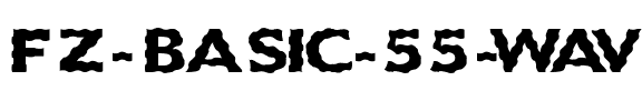 FZ BASIC 55 WAVEY  Normal.ttf