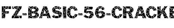 FZ BASIC 56 CRACKED Normal.ttf