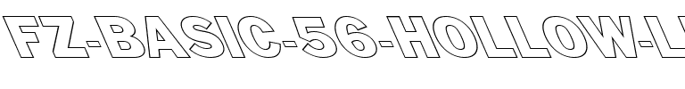 FZ BASIC 56 HOLLOW LEFTY Normal.ttf