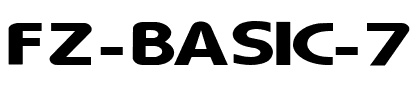 FZ BASIC 7 EX Normal.ttf