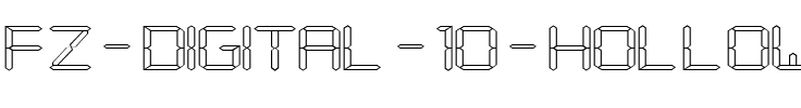 FZ DIGITAL 10 HOLLOW EX Normal.ttf
