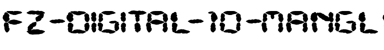 FZ DIGITAL 10 MANGLED EX Normal.ttf