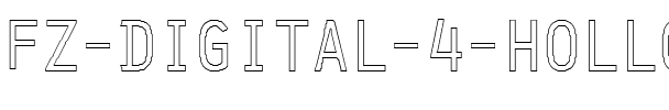 FZ DIGITAL 4 HOLLOW Normal.ttf
