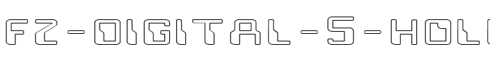 FZ DIGITAL 5 HOLLOW EX Normal.ttf