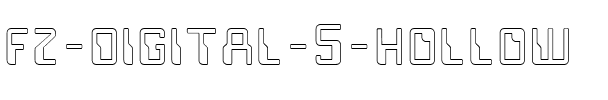 FZ DIGITAL 5 HOLLOW Normal.ttf