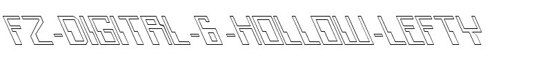 FZ DIGITAL 6 HOLLOW LEFTY Normal.ttf