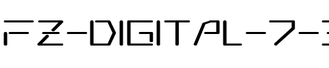 FZ DIGITAL 7 EX Normal.ttf