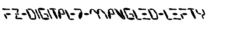 FZ DIGITAL 7 MANGLED LEFTY Normal.ttf
