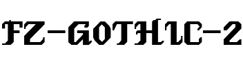 FZ GOTHIC 2 Normal.ttf