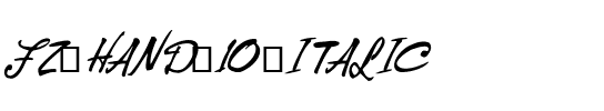 FZ HAND 10 ITALIC Normal.ttf