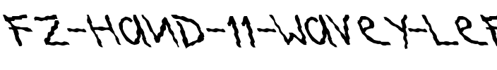 FZ HAND 11 WAVEY LEFTY Normal.ttf