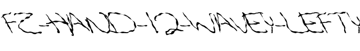 FZ HAND 12 WAVEY LEFTY Normal.ttf