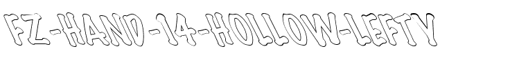 FZ HAND 14 HOLLOW LEFTY Normal.ttf