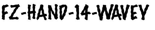 FZ HAND 14 WAVEY Normal.ttf