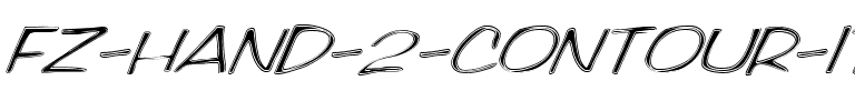 FZ HAND 2 CONTOUR ITALIC Normal.ttf