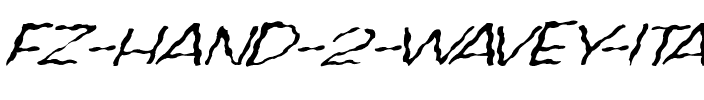 FZ HAND 2 WAVEY ITALIC Normal.ttf