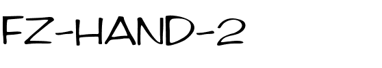 FZ HAND 2 Normal.ttf