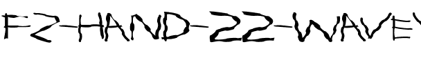 FZ HAND 22 WAVEY EX Normal.ttf