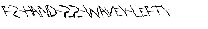 FZ HAND 22 WAVEY LEFTY Normal.ttf