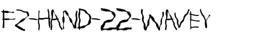 FZ HAND 22 WAVEY Normal.ttf