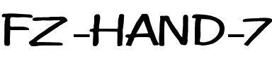 FZ HAND 7 EX Normal.ttf