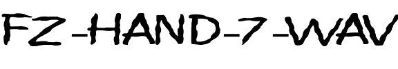 FZ HAND 7 WAVEY EX Normal.ttf