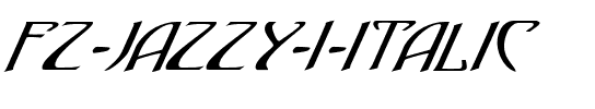 FZ JAZZY 1 ITALIC Normal.ttf