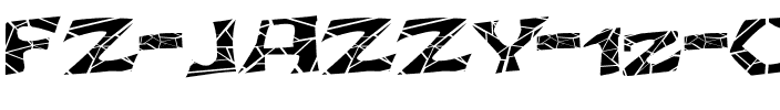 FZ JAZZY 12 CRACKED EX Normal.ttf