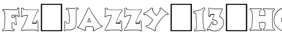 FZ JAZZY 13 HOLLOW Normal.ttf