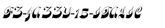 FZ JAZZY 15 ITALIC Normal.ttf
