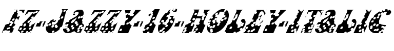FZ JAZZY 16 HOLEY ITALIC Normal.ttf