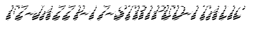 FZ JAZZY 17 STRIPED ITALIC Normal.ttf