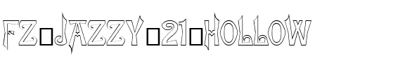 FZ JAZZY 21 HOLLOW Normal.ttf