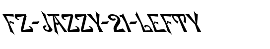 FZ JAZZY 21 LEFTY Normal.ttf