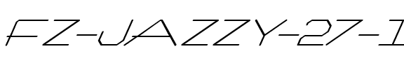 FZ JAZZY 27 ITALIC Normal.ttf