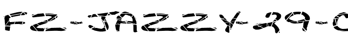 FZ JAZZY 29 CRACKED EX Normal.ttf