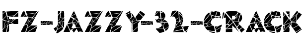 FZ JAZZY 32 CRACKED Normal.ttf
