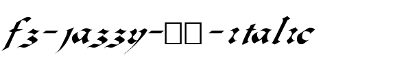 FZ JAZZY 33 ITALIC Normal.ttf
