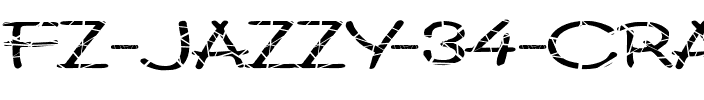 FZ JAZZY 34 CRACKED EX Normal.ttf